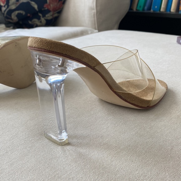 Jeffrey Campbell clear lucite heels - Picture 3 of 4